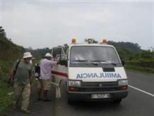 Detalle de la ambulancia en 2008, en activo y en el territorio.